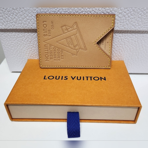 LOUIS VUITTON Voyagez Leather Limited Ed Card Holder COLLECTORS ITEM!!! - Picture 7 of 13